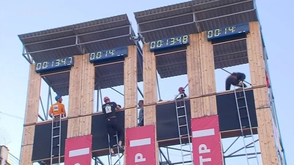 Výstup na cvičnou věž ovládl Pěkný, druhý byl Ryl