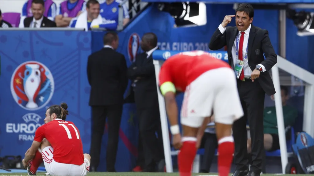 Trenér Walesu Chris Coleman