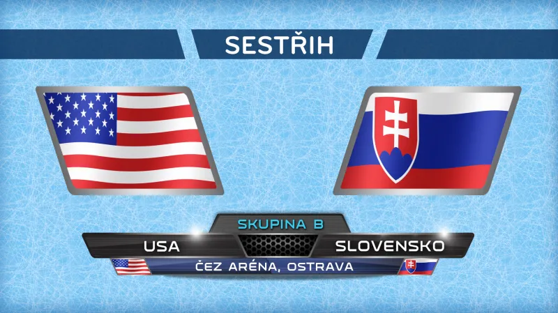 Sestřih utkání USA - Slovensko