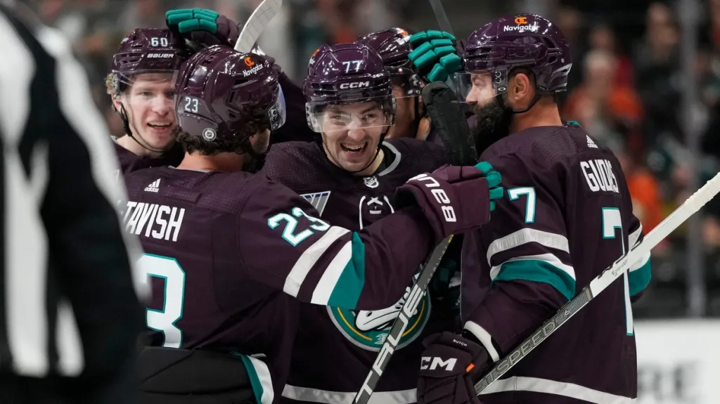 Radost hokejistů Anaheimu