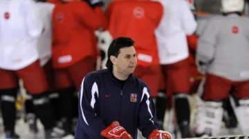 Vladimír Růžička a čeští hokejisté