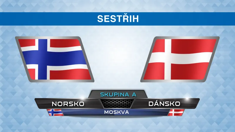 Sestřih utkání Norsko - Dánsko