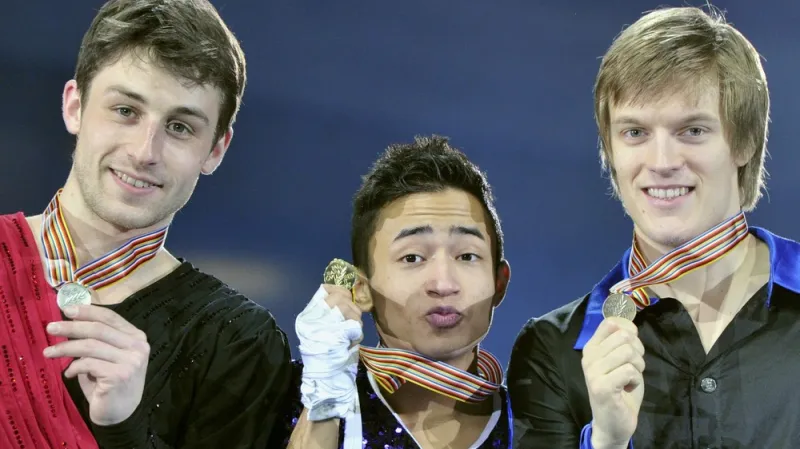 Tomáš Verner s ostatními medailisty mistrovství Evropy