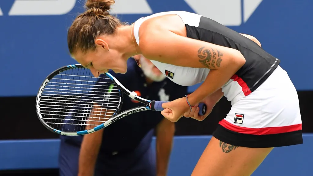 Slavící Karolína Plíšková