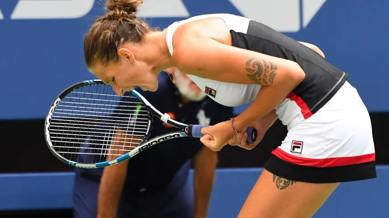 Slavící Karolína Plíšková