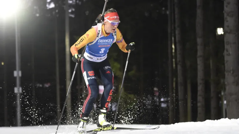 Sestřih sprintu biatlonistek v Novém Městě na Moravě