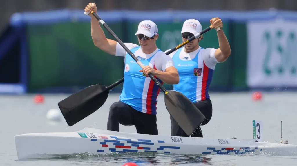 Bratři Petr a Martin Fuksovi na Hrách v Tokiu