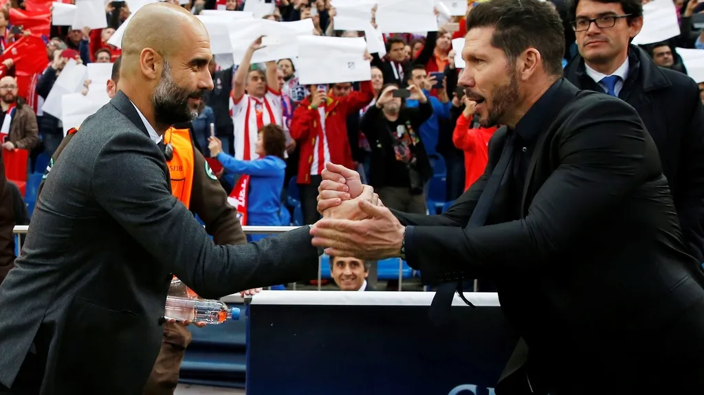 Pep Guardiola a Diego Simeone
