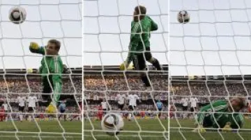 Neuznaný gól Angličanů