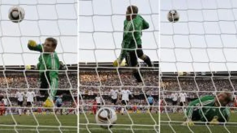 Neuznaný gól Angličanů