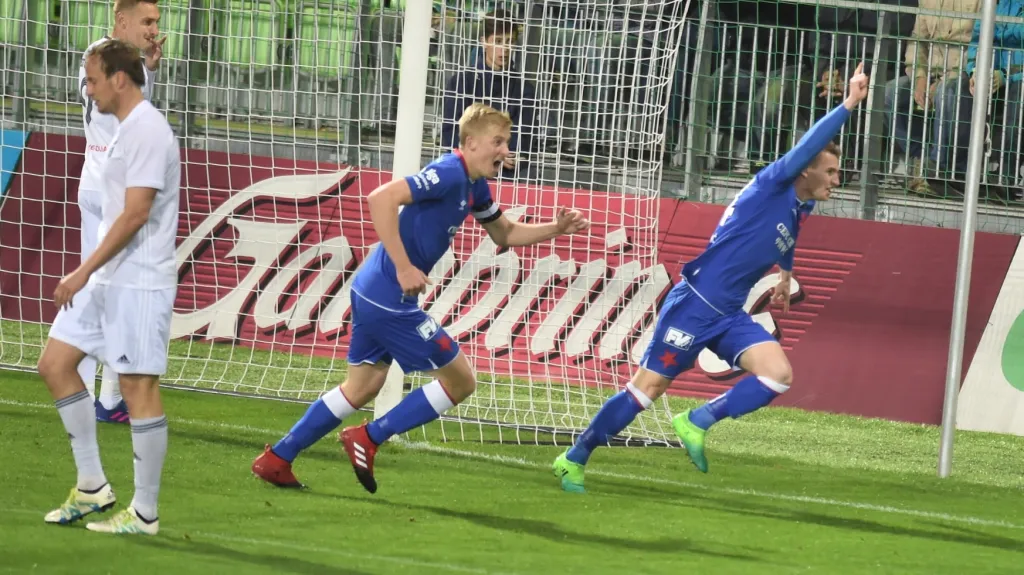 Slavia slaví branku proti Karviné