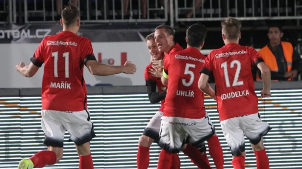 Radost českých reprezentantů v malém fotbale