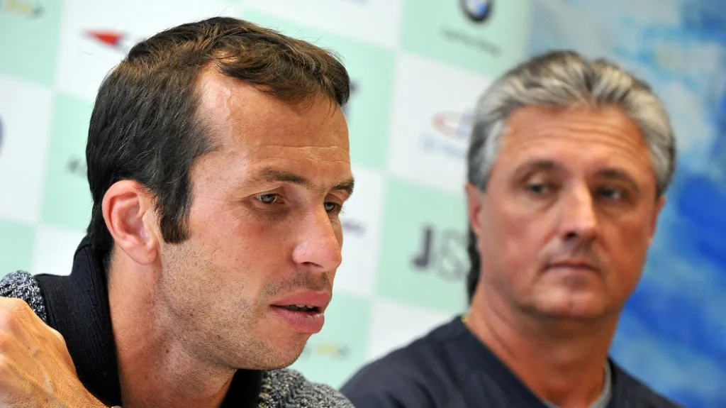 Radek Štěpánek a Jaroslav Navrátil