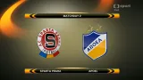 Sestřih a ohlasy utkání Sparta - APOEL Nikósia