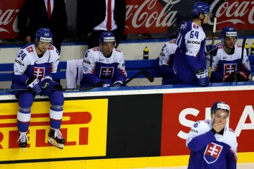Zklamaní slovenští hokejisté