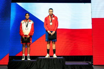 Stella Blažková na stupních vítězů