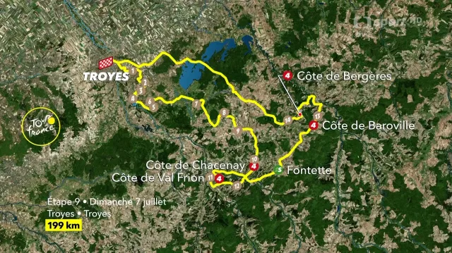 Představení 9. etapy Tour de France