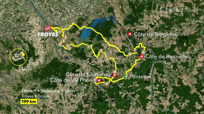 Představení 9. etapy Tour de France