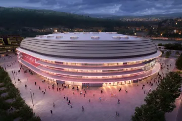 Vizualizace nové haly Komety Brno