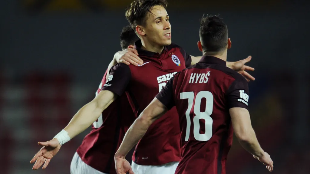 Radující se sparťané