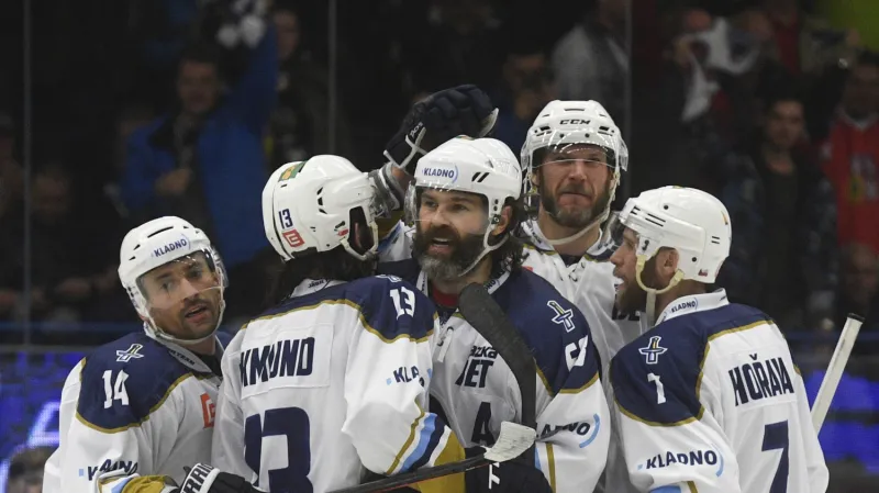 Radost hokejistů Kladna