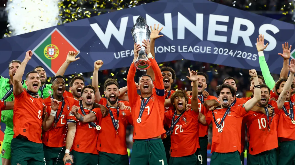 Slavící fotbalisté Portugalska 