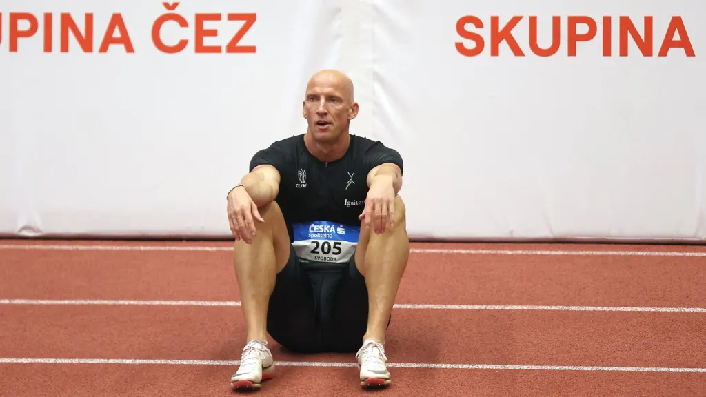 Petr Svoboda na halovém MČR v Ostravě