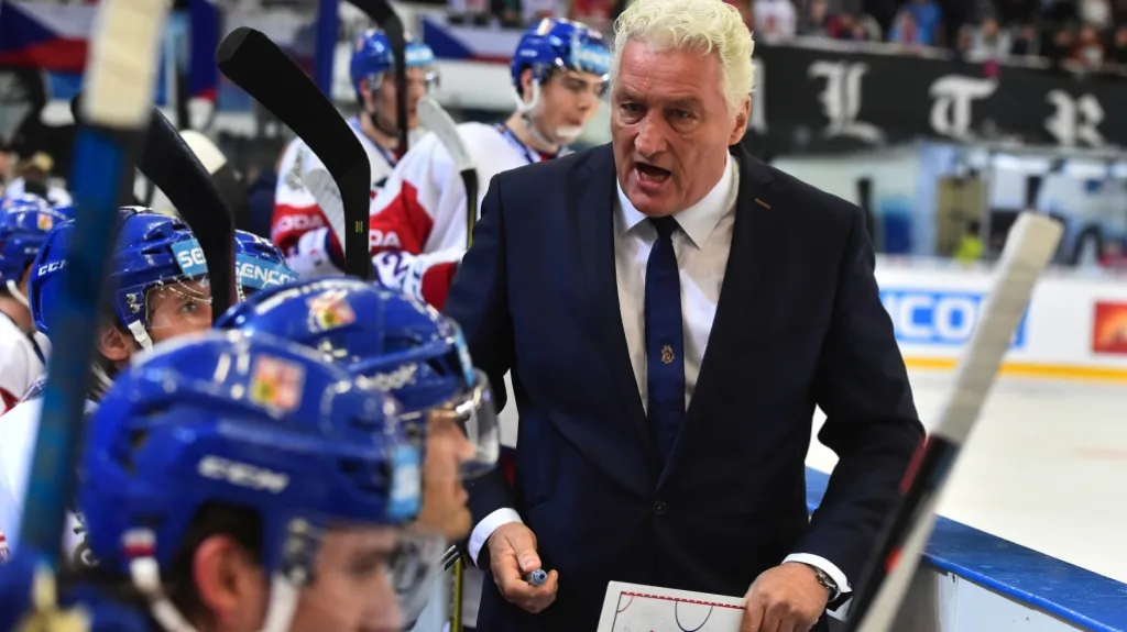 Trenér národního týmu Miloš Říha