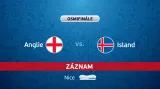 Záznam utkání Anglie - Island
