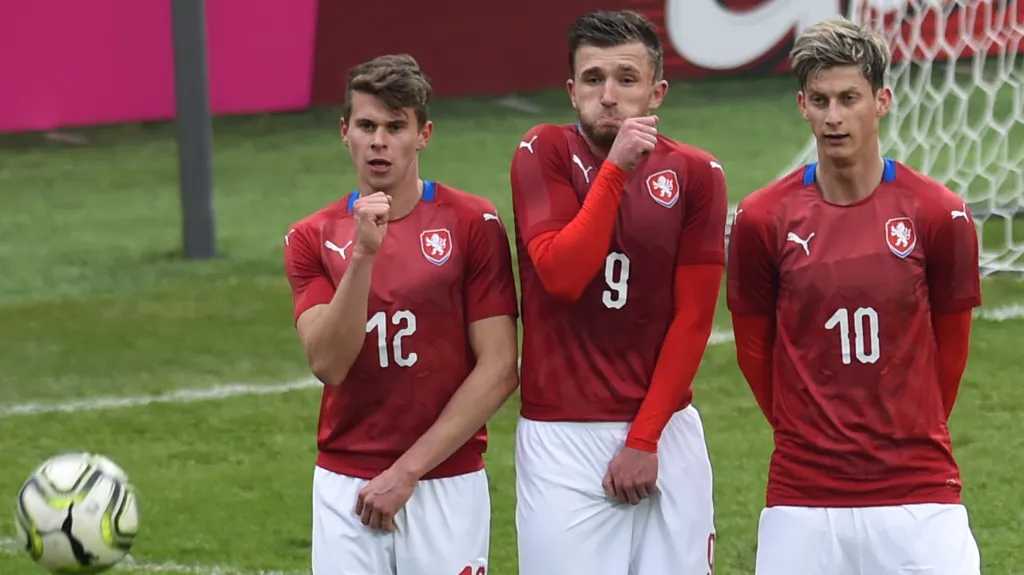 Zleva Filip Hašek, Daniel Trubač a Roman Macek z ČR