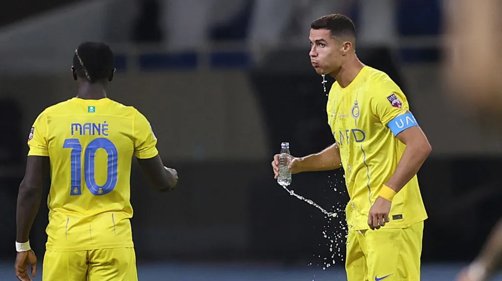 Sadio Mané a Cristiano Ronaldo
