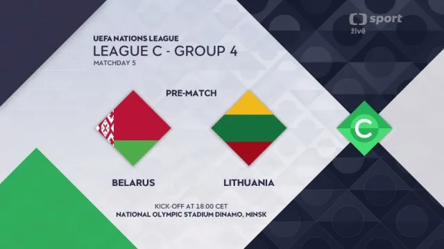 Sestřih utkání Bělorusko - Litva