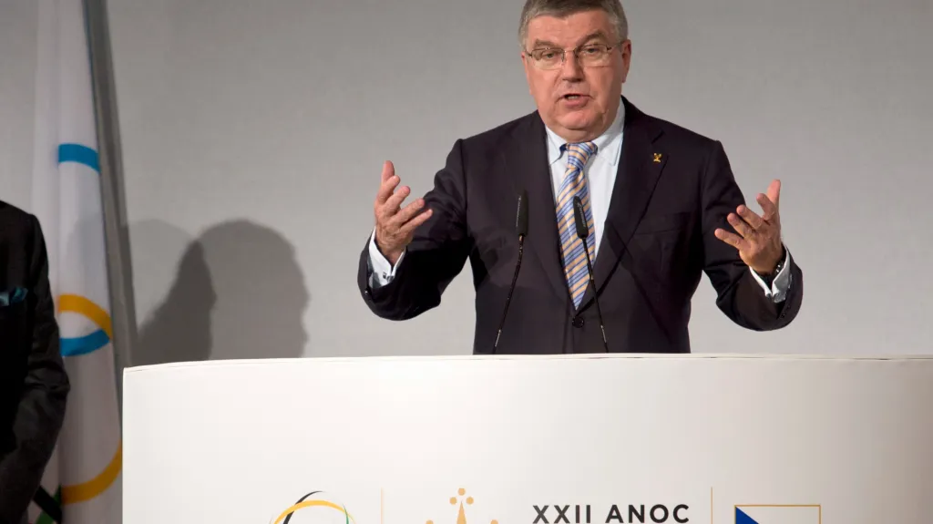 Thomas Bach na zasedání ANOC v Praze