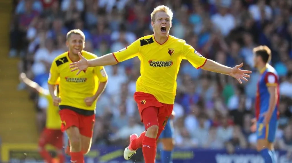 Matěj Vydra v dresu Watfordu