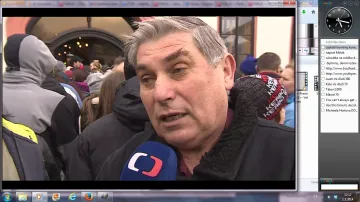 Reakce fanoušků na příjezd Martiny Sáblíkové