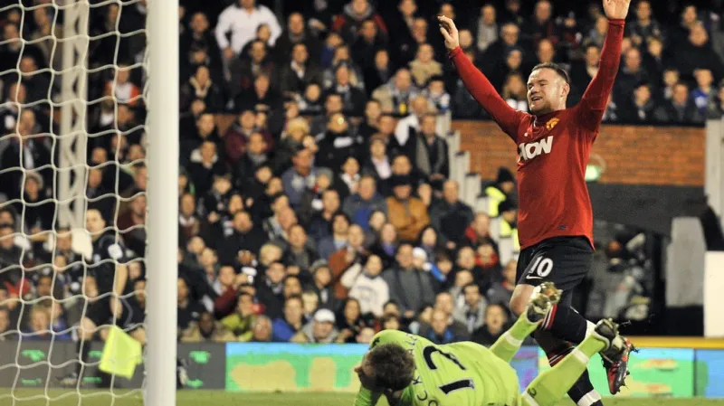 Útočník Manchesteru United Wayne Rooney