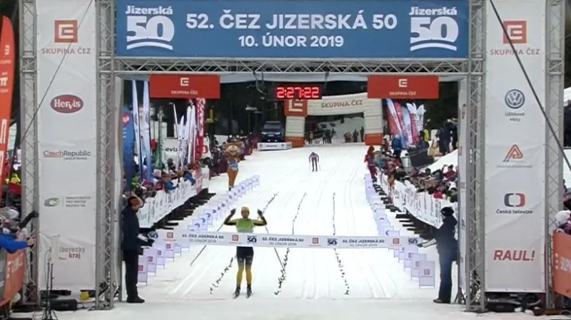 Jizerskou padesátku vyhráli Nygaard a Korsgrenová, Smutná doběhla druhá