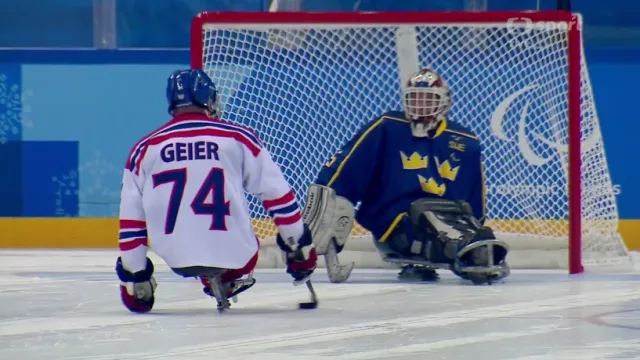 Sestřih utkání sledge hokejistů Česko - Švédsko