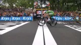 Závěr třetí etapy Tour de France 2016
