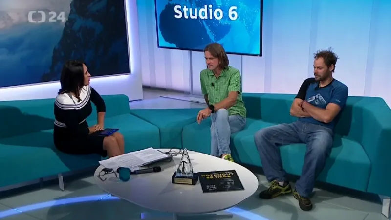 Hák s Holečkem ve Studiu 6 o prvovýstupu na Gašerbrum I