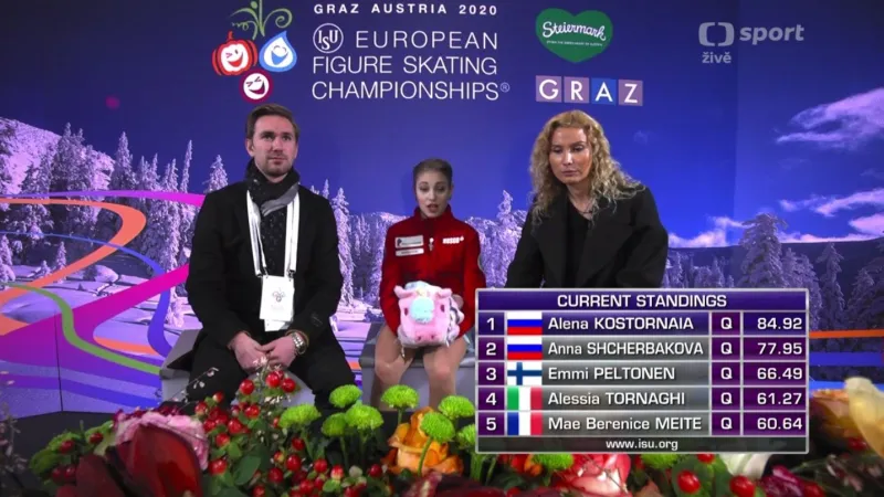 Aljona Kostorná v krátkém programu