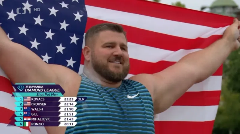 Koulař Kovacs vyhrál Diamantovou ligu