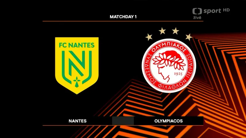 Sestřih utkání Nantes – Olympiakos Pireus
