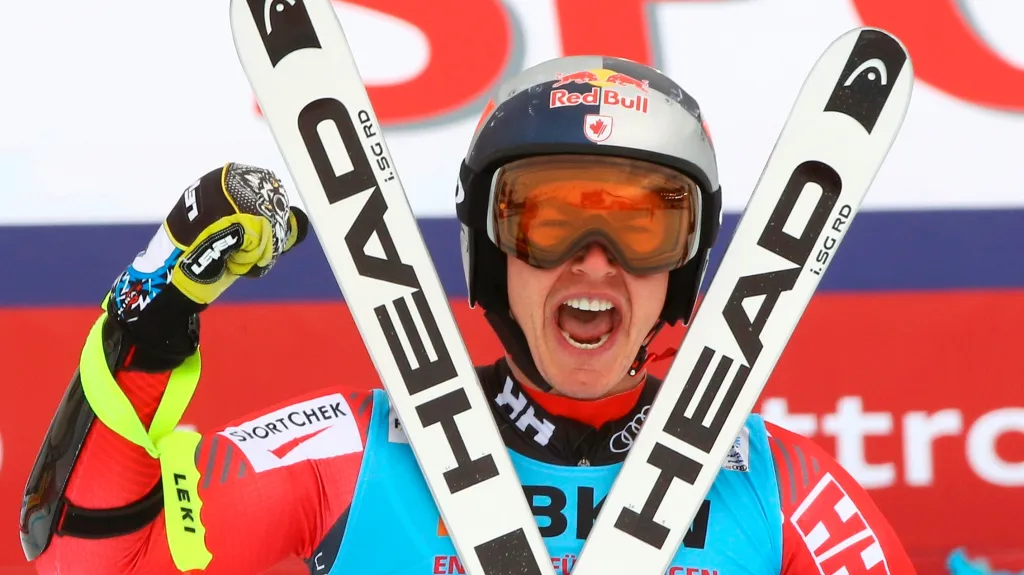 Slavící Kanaďan Erik Guay