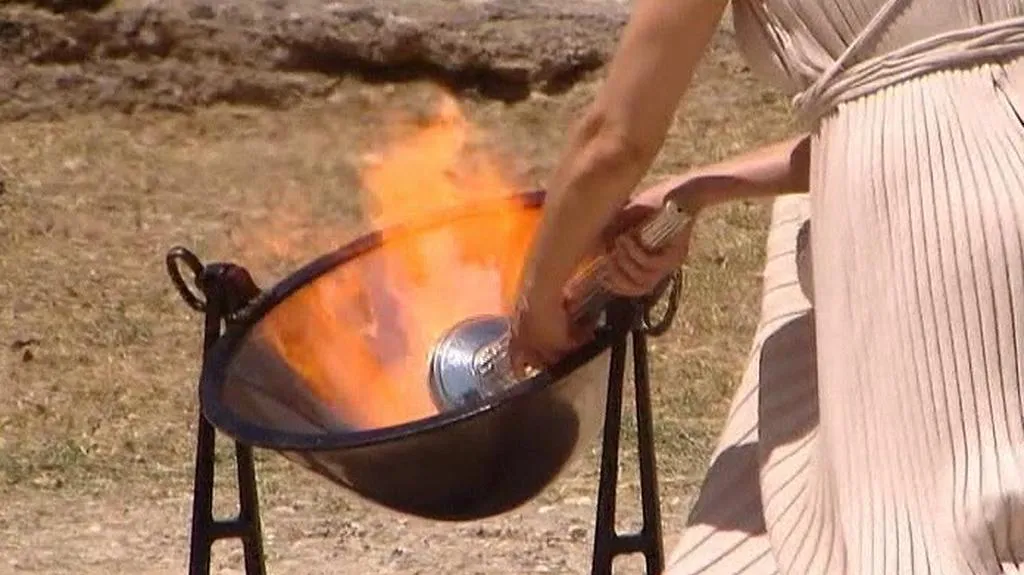 Zapálení olympijského ohně