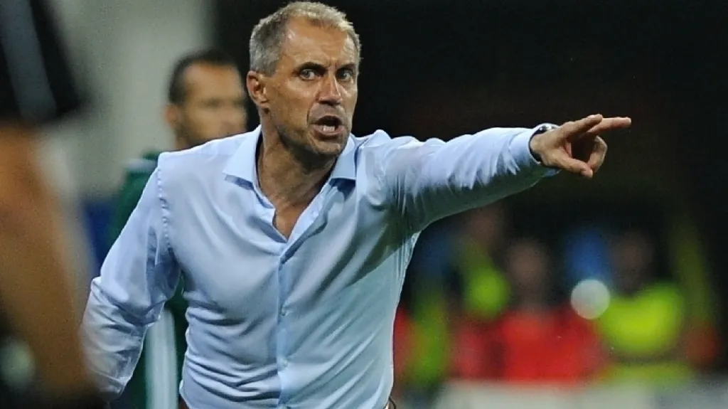 Trenér Plzně Roman Pivarník