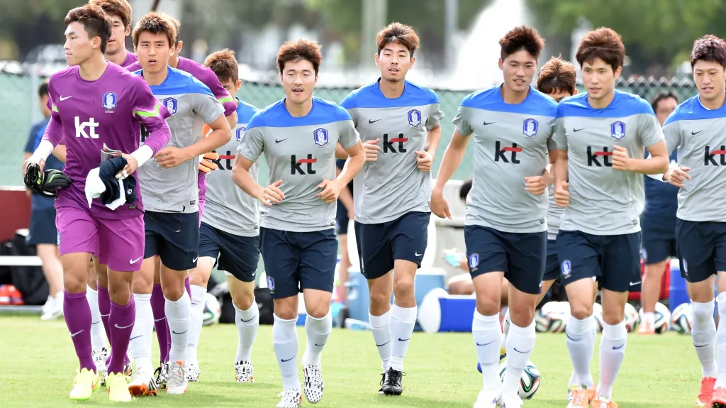 Fotbalisté Jižní Koreje