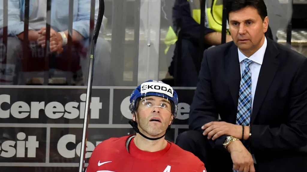 Vladimír Růžička (vpravo) a Jaromír Jágr