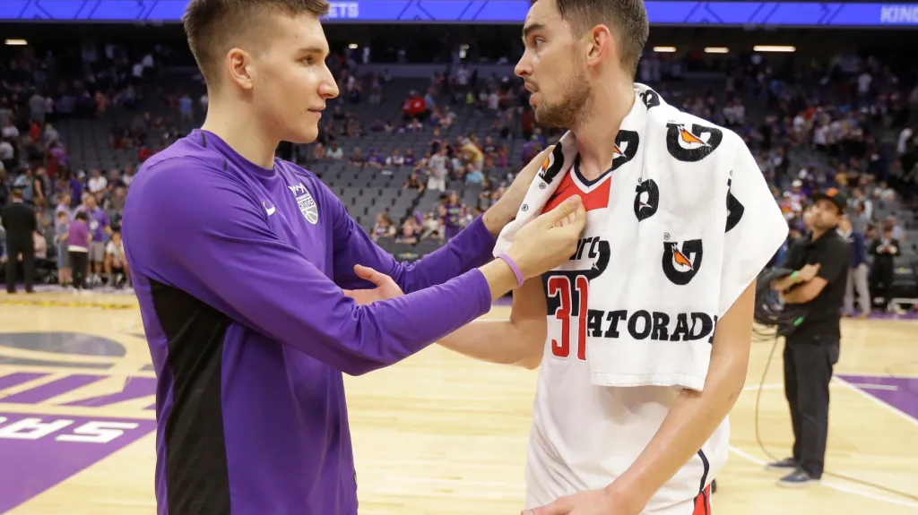 Tomáš Satoranský s Bogdanem Bogdanovičem