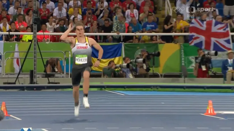 Zlatý olympijský hod Thomase Röhlera